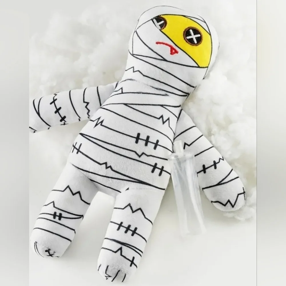 NIB Doggy Mummy Plush Squeaky Dog Toy